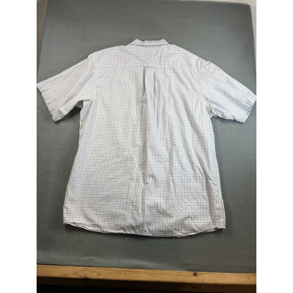 Red Head XLT White Cotton Short Sleeve Button Down Shirt for Men - Picture 3 of 7